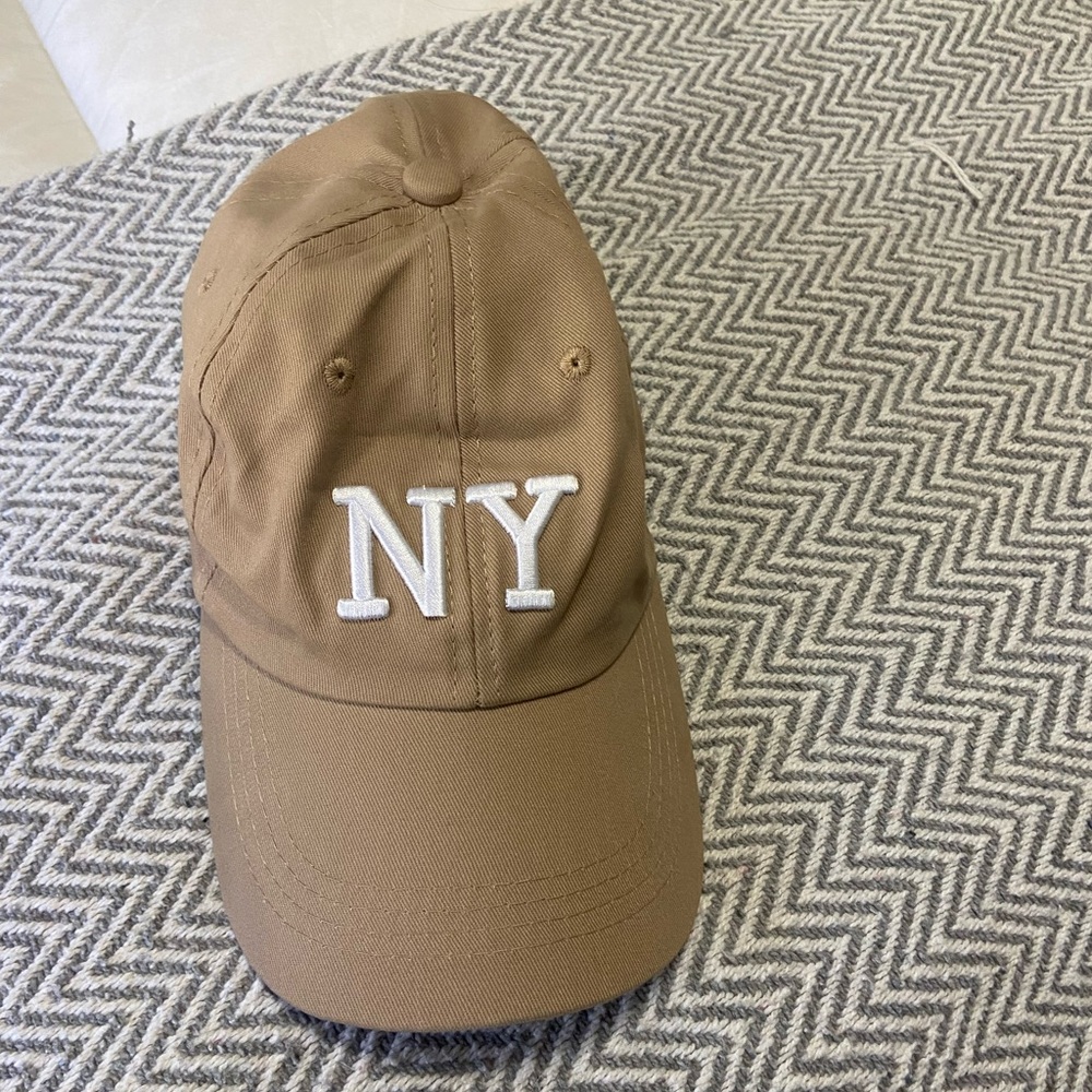 Brown NY baseball cap